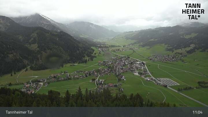 Archiv Foto Webcam Tannheim: Mittelstation Neunerköpfle