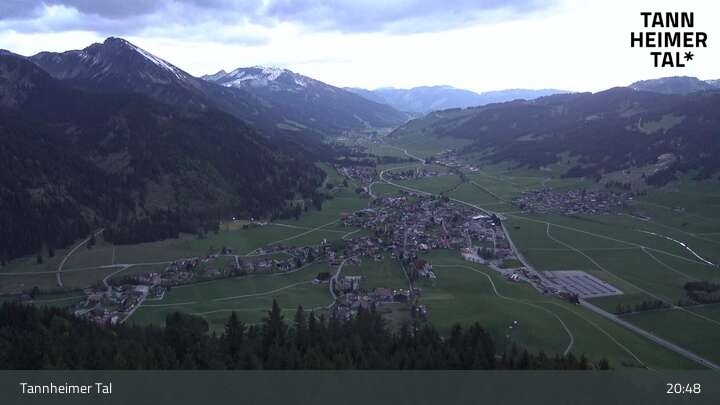 Archiv Foto Webcam Tannheim: Mittelstation Neunerköpfle