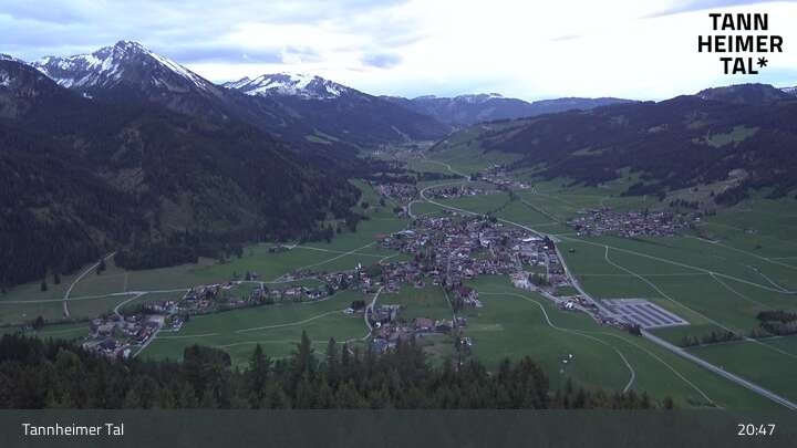 Archiv Foto Webcam Tannheim: Mittelstation Neunerköpfle