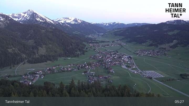 Archiv Foto Webcam Tannheim: Mittelstation Neunerköpfle
