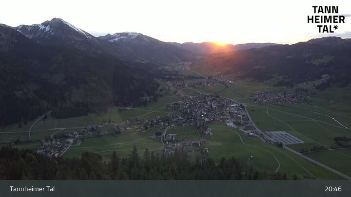 Archiv Foto Webcam Tannheim: Mittelstation Neunerköpfle