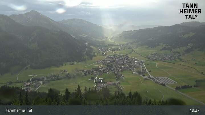 Archiv Foto Webcam Tannheim: Mittelstation Neunerköpfle