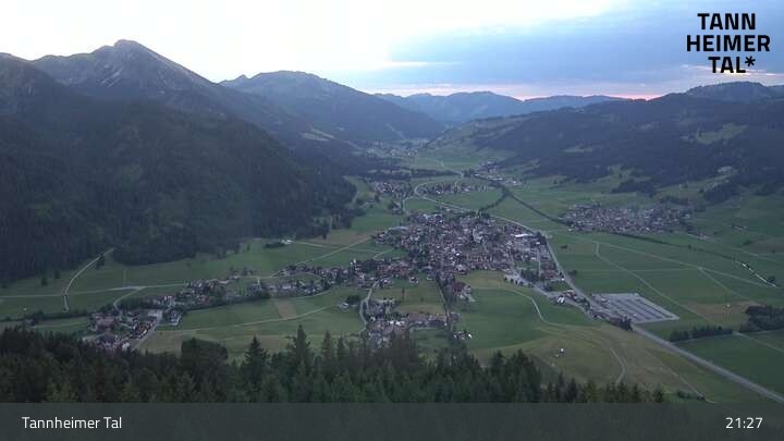 Archiv Foto Webcam Tannheim: Mittelstation Neunerköpfle
