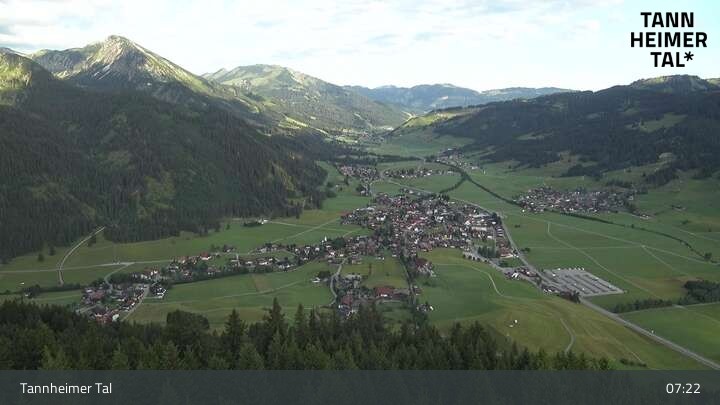 Archiv Foto Webcam Tannheim: Mittelstation Neunerköpfle