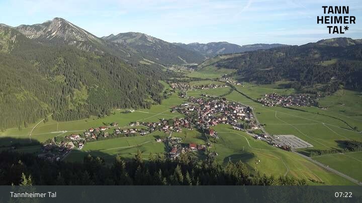 Archiv Foto Webcam Tannheim: Mittelstation Neunerköpfle