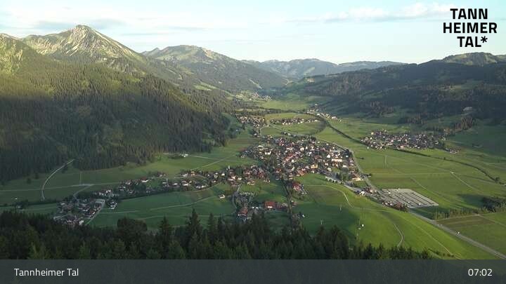 Archiv Foto Webcam Tannheim: Mittelstation Neunerköpfle