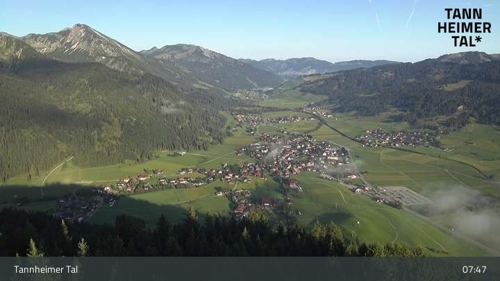 Archiv Foto Webcam Tannheim: Mittelstation Neunerköpfle