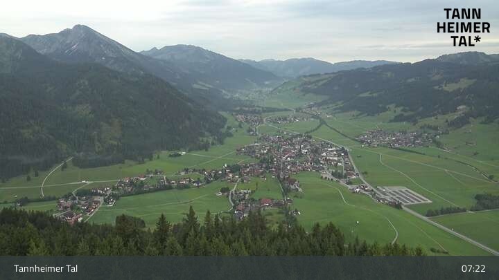 Archiv Foto Webcam Tannheim: Mittelstation Neunerköpfle