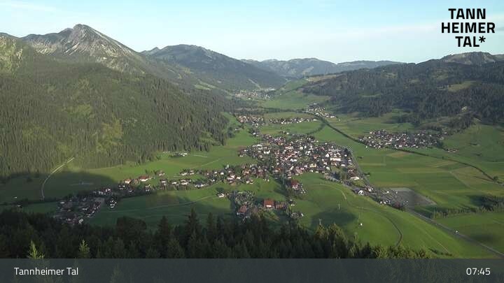 Archiv Foto Webcam Tannheim: Mittelstation Neunerköpfle