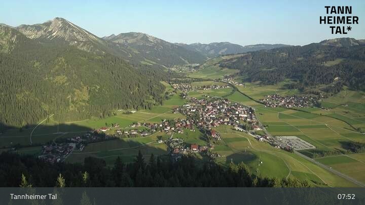 Archiv Foto Webcam Tannheim: Mittelstation Neunerköpfle