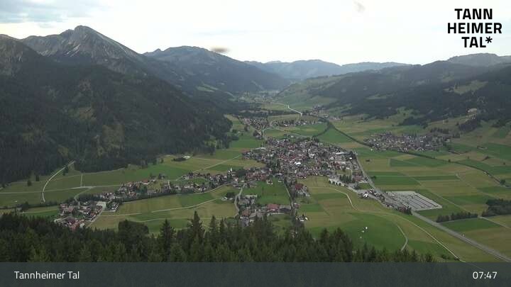Archiv Foto Webcam Tannheim: Mittelstation Neunerköpfle