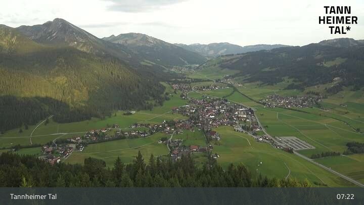 Archiv Foto Webcam Tannheim: Mittelstation Neunerköpfle
