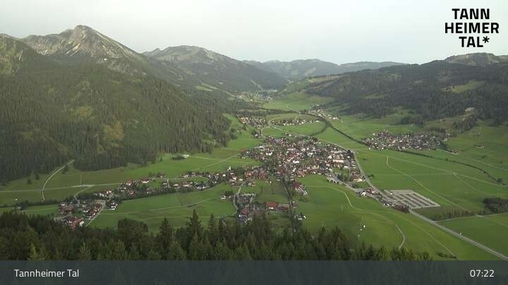 Archived image Webcam Tannheim: Mid sSation Neunerkoepfle