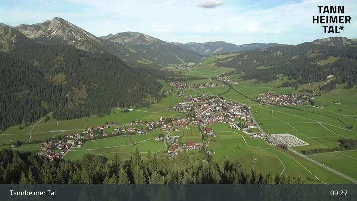 Archiv Foto Webcam Tannheim: Mittelstation Neunerköpfle