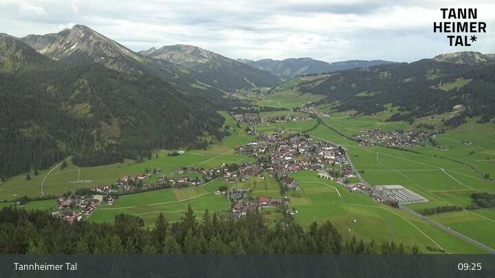 Archiv Foto Webcam Tannheim: Mittelstation Neunerköpfle