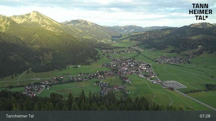 Archiv Foto Webcam Tannheim: Mittelstation Neunerköpfle