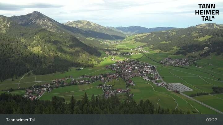 Archiv Foto Webcam Tannheim: Mittelstation Neunerköpfle