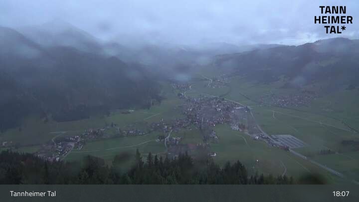Archiv Foto Webcam Tannheim: Mittelstation Neunerköpfle