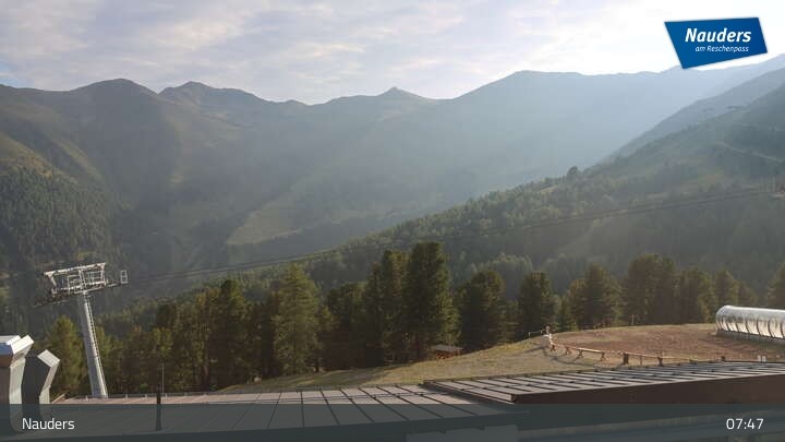 Archived image Webcam Bergkastelseilbahn mountain station