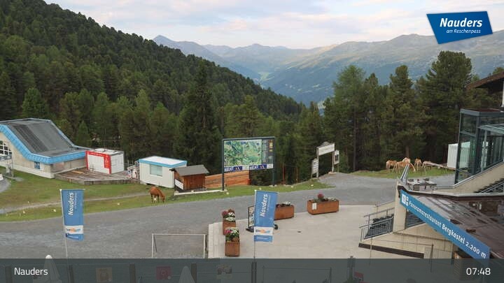 Archiv Foto Webcam Bergkastelseilbahn Bergstation