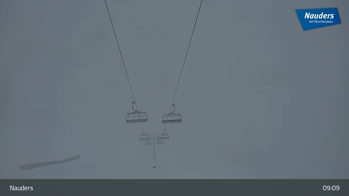 Archived image Webcam Mountain station Zirmbahn (Nauders)