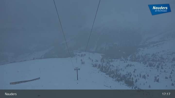 Archiv Foto Webcam Bergstation der Zirmbahn (Nauders)
