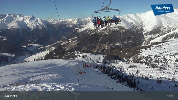 Archiv Foto Webcam Bergstation der Zirmbahn (Nauders)