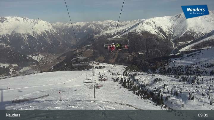 Archiv Foto Webcam Bergstation der Zirmbahn (Nauders)