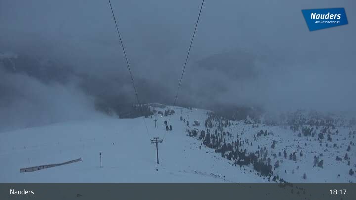 Archiv Foto Webcam Bergstation der Zirmbahn (Nauders)