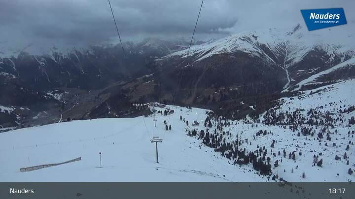 Archiv Foto Webcam Bergstation der Zirmbahn (Nauders)