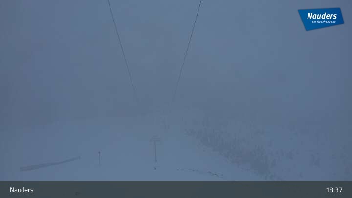 Archiv Foto Webcam Bergstation der Zirmbahn (Nauders)