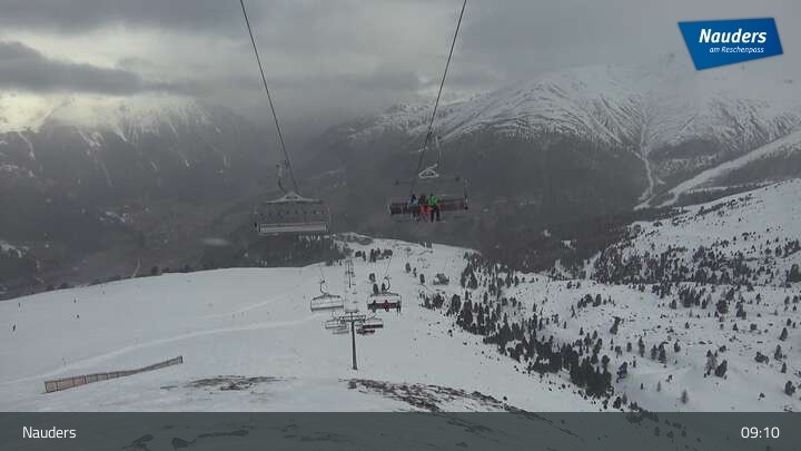 Archiv Foto Webcam Bergstation der Zirmbahn (Nauders)