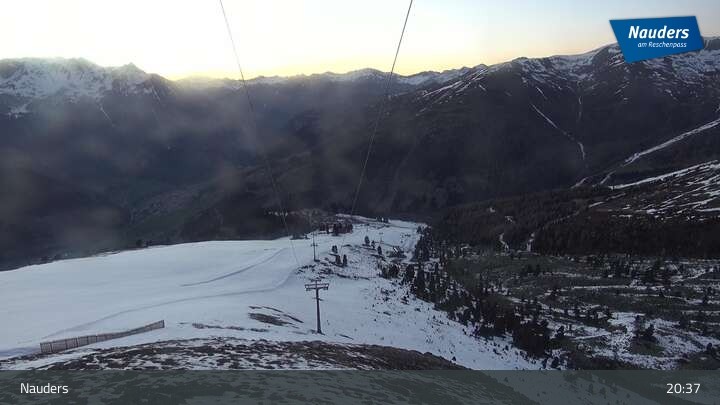 Archiv Foto Webcam Bergstation der Zirmbahn (Nauders)