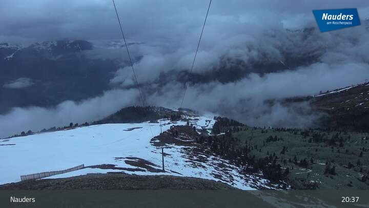 Archiv Foto Webcam Bergstation der Zirmbahn (Nauders)