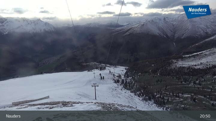 Archiv Foto Webcam Bergstation der Zirmbahn (Nauders)