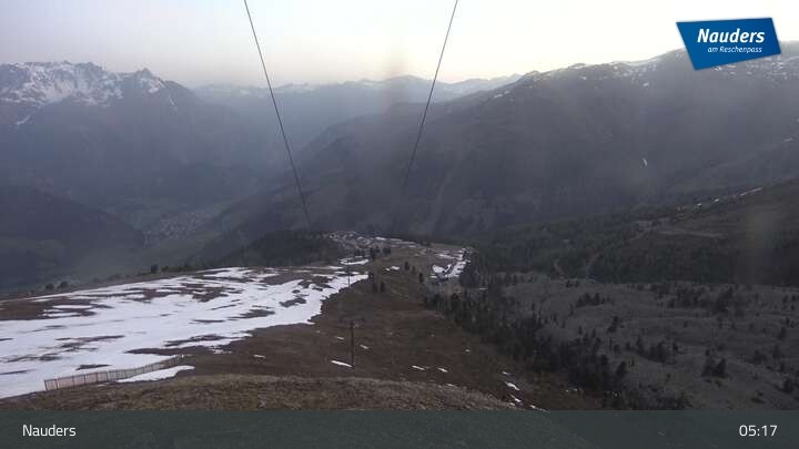 Archiv Foto Webcam Bergstation der Zirmbahn (Nauders)
