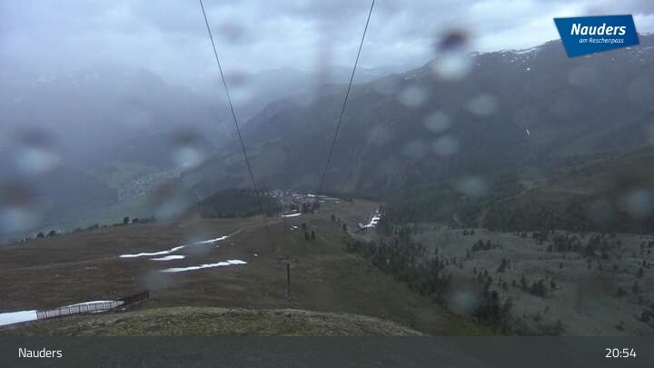 Archiv Foto Webcam Bergstation der Zirmbahn (Nauders)