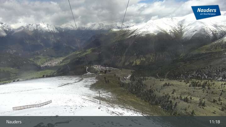 Archiv Foto Webcam Bergstation der Zirmbahn (Nauders)