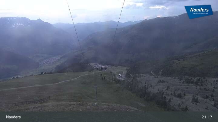 Archiv Foto Webcam Bergstation der Zirmbahn (Nauders)