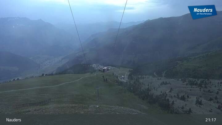 Archiv Foto Webcam Bergstation der Zirmbahn (Nauders)