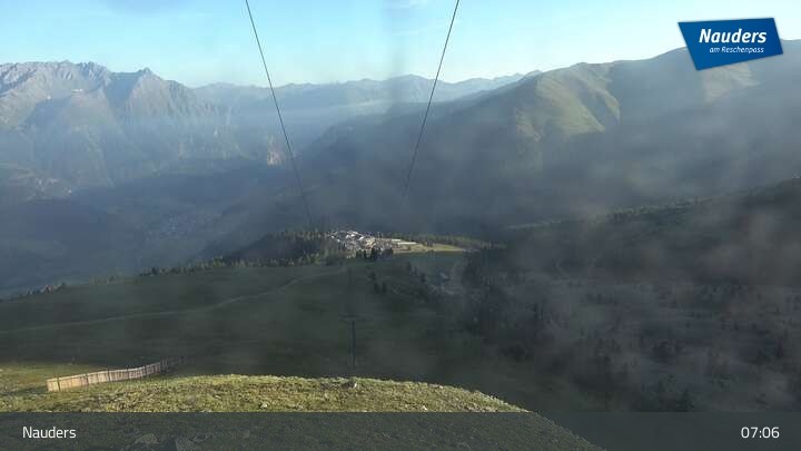 Archiv Foto Webcam Bergstation der Zirmbahn (Nauders)