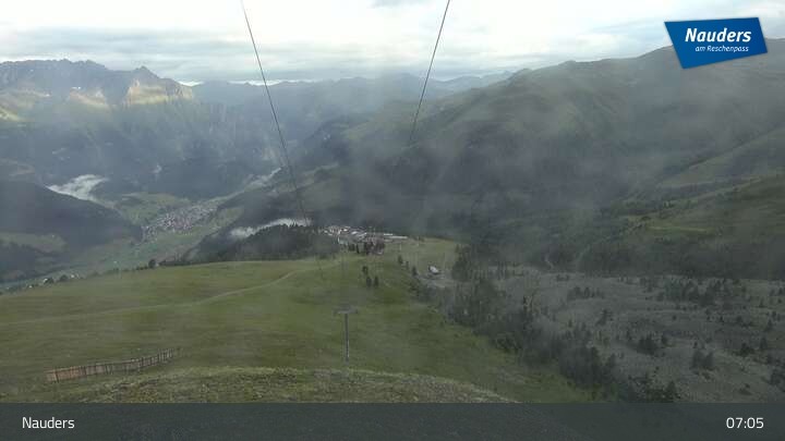 Archiv Foto Webcam Bergstation der Zirmbahn (Nauders)