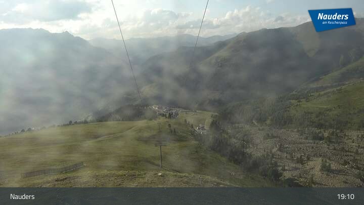 Archiv Foto Webcam Bergstation der Zirmbahn (Nauders)