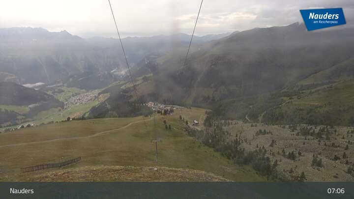 Archiv Foto Webcam Bergstation der Zirmbahn (Nauders)