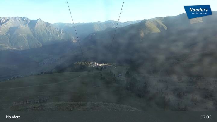Archiv Foto Webcam Bergstation der Zirmbahn (Nauders)