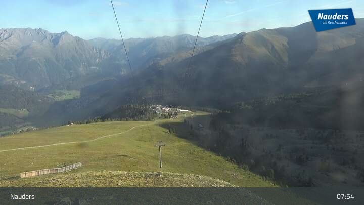Archiv Foto Webcam Bergstation der Zirmbahn (Nauders)