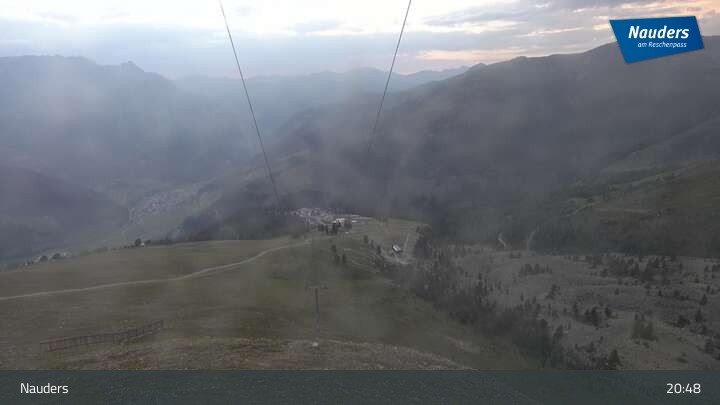 Archiv Foto Webcam Bergstation der Zirmbahn (Nauders)