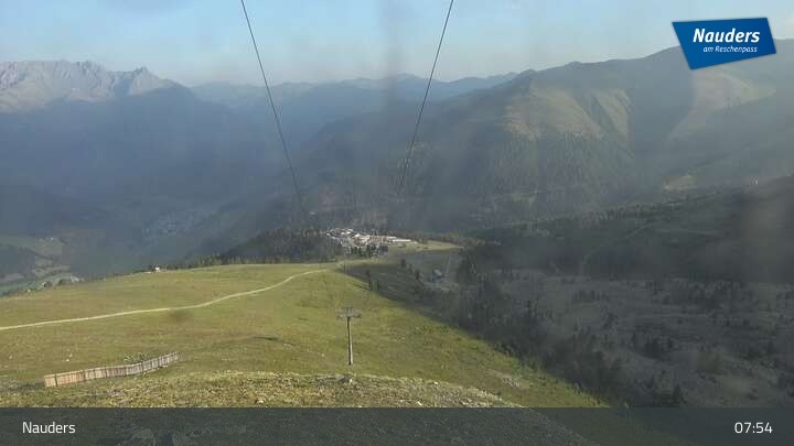 Archiv Foto Webcam Bergstation der Zirmbahn (Nauders)
