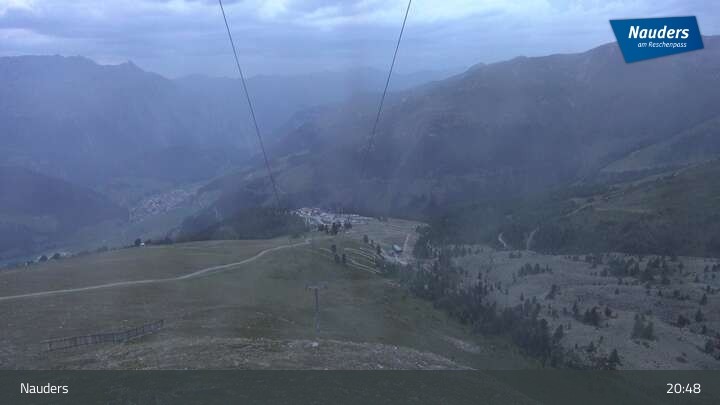 Archived image Webcam Mountain station Zirmbahn (Nauders)