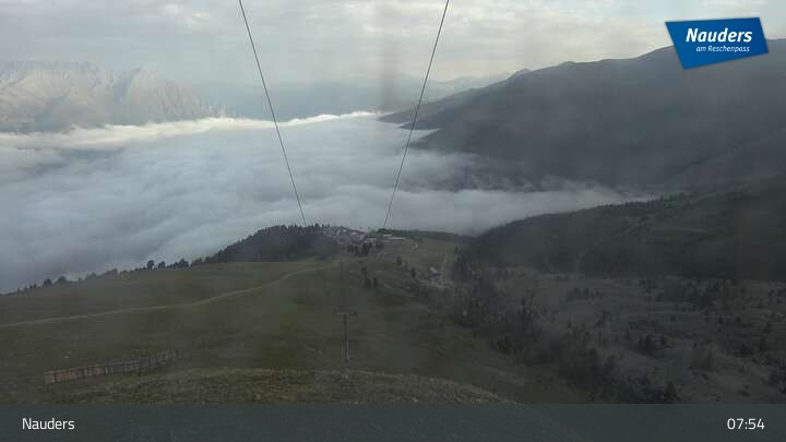 Archiv Foto Webcam Bergstation der Zirmbahn (Nauders)